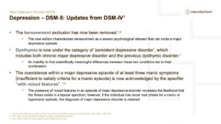 Major Depressive Disorder – Course Natural History and Prognosis – slide 17